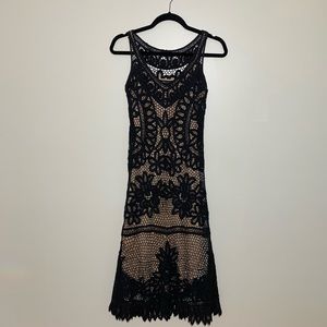 BCBGMAXAZRIA Crochet Dress